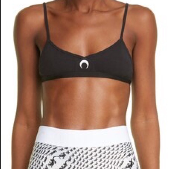 Marine Serre Crescent Moon Triangle Bra